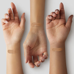 COVERGIRL & Olay ingredient label with hyaluronic and vitamin C benefits