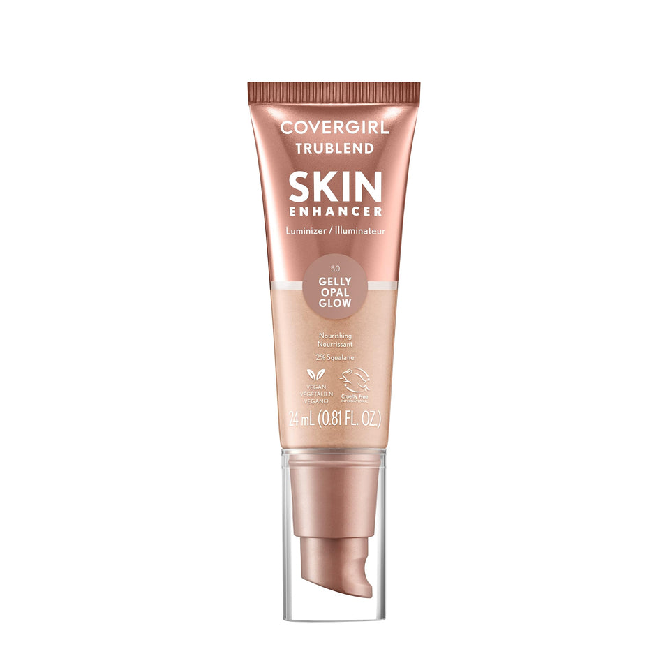COVERGIRL Opal Glow front packaging showing champagne luminizer and brand