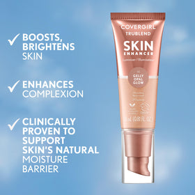 COVERGIRL Opal Glow mixed with foundation showing customizable radiant finish