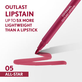 COVERGIRL Outlast precise pen tip closeup for accurate lip lining