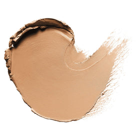 COVERGIRL swatch on skin demonstrating buildable coverage and natural matte finish benefit