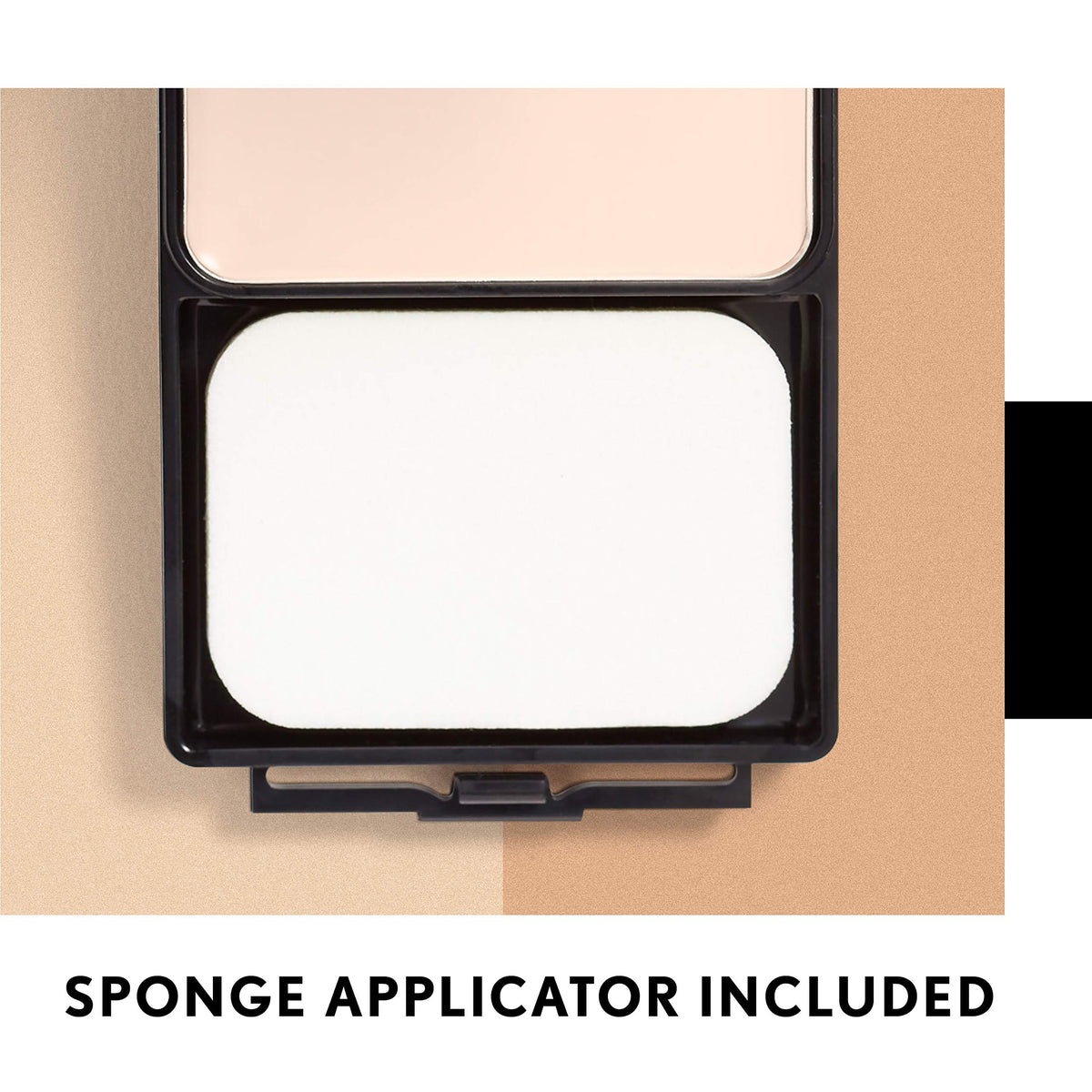 COVERGIRL sponge applying foundation for smooth, buildable coverage benefit