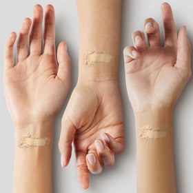 COVERGIRL arm swatch of Buff Beige 425 illustrating shade match and coverage
