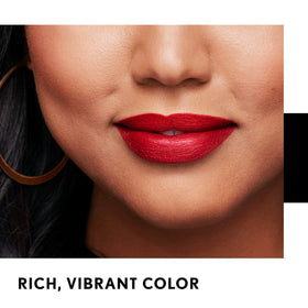 COVERGIRL Outlast lifestyle evening look showing bold red for events