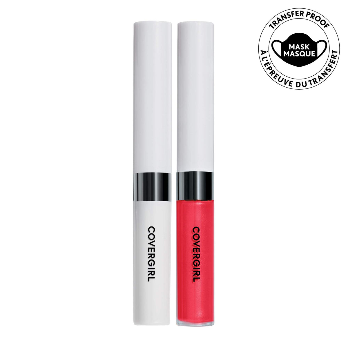 COVERGIRL Outlast open applicators displaying color and topcoat ease