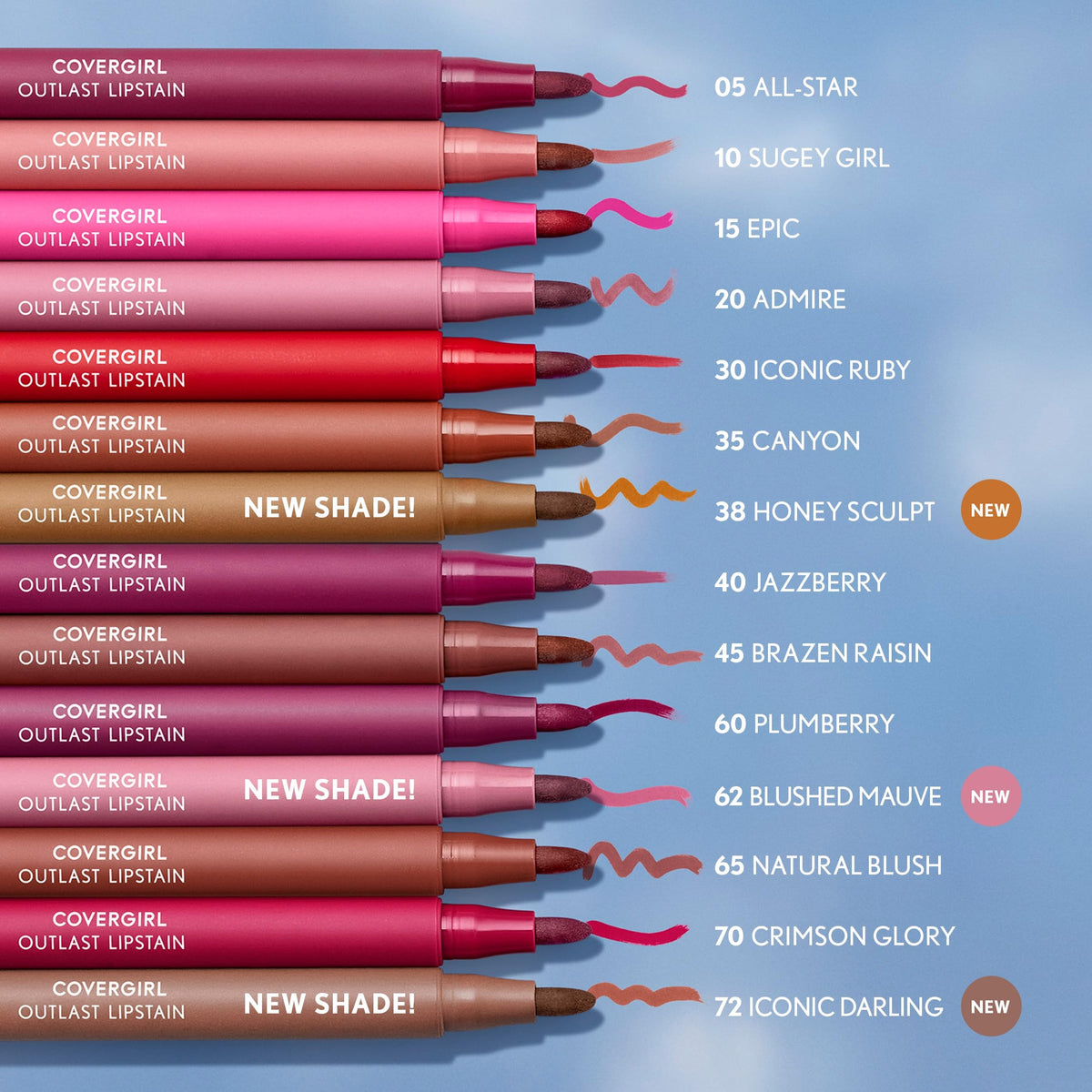 COVERGIRL Outlast in hand applying to lips for quick on-the-go color touchups