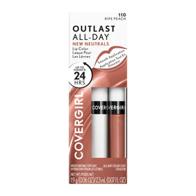 COVERGIRL model wearing Ripe Peach showcasing wearable neutral look