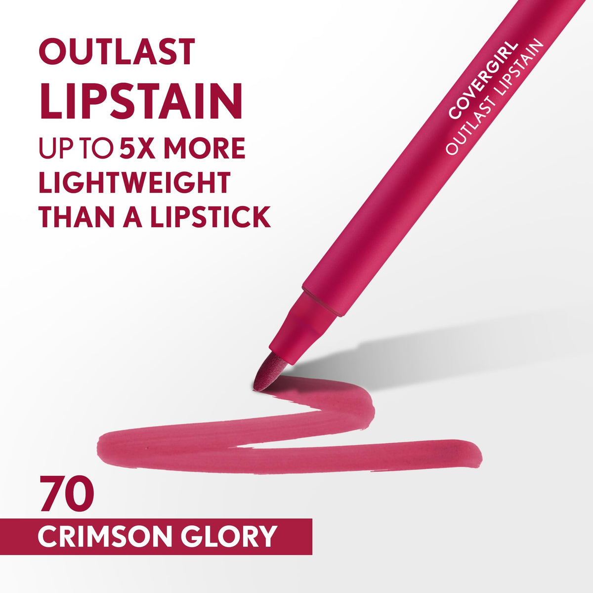 COVERGIRL pen-like tip detail highlighting precise applicator for clean lines