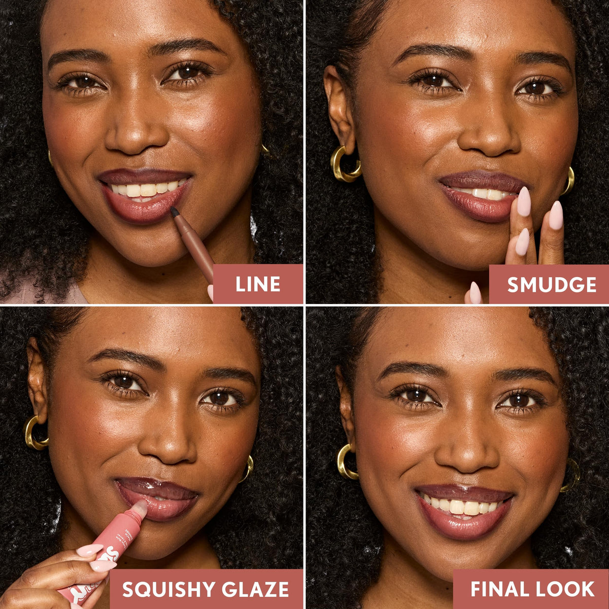 COVERGIRL lipstain next to coin showing compact travel-friendly size benefit