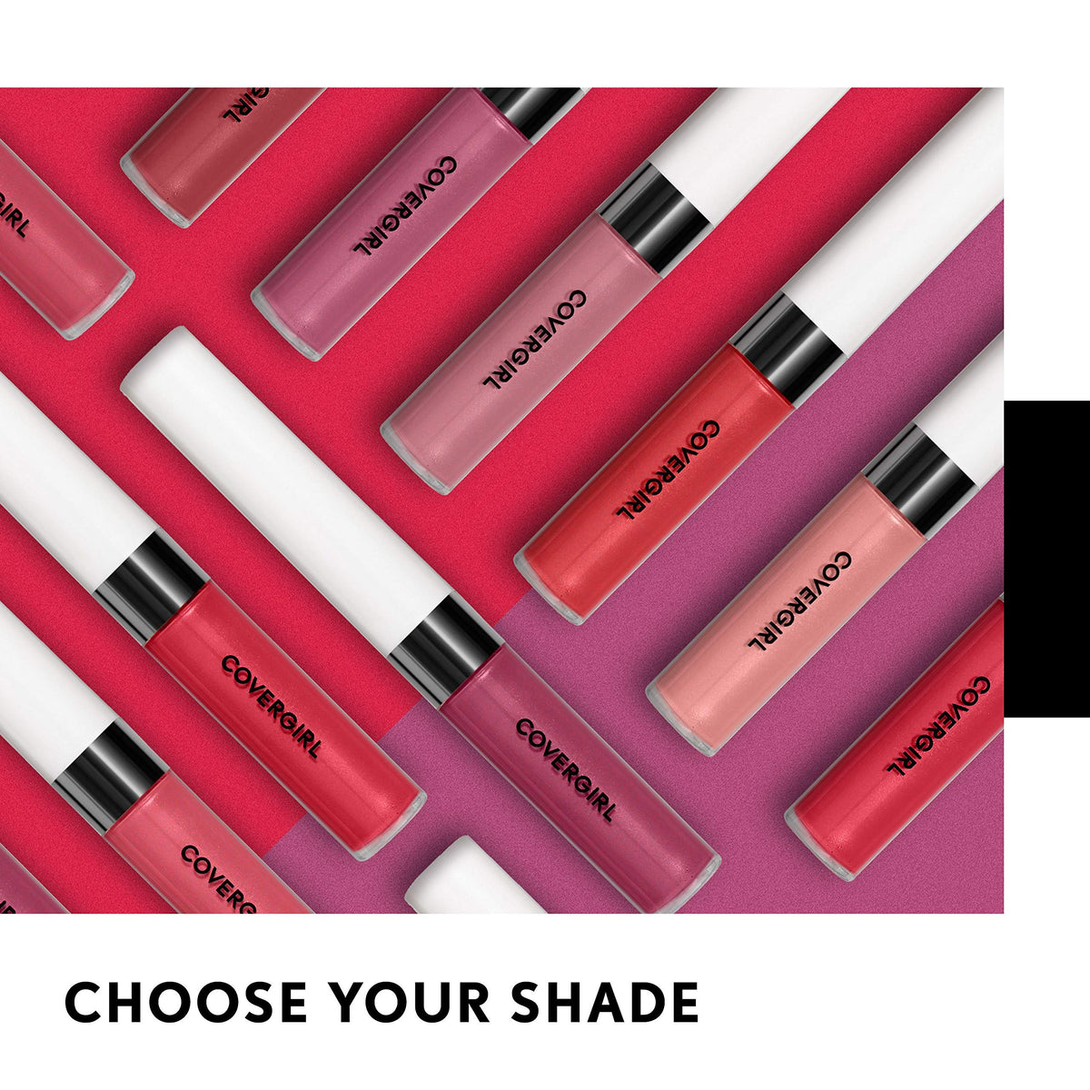 COVERGIRL lifestyle evening look featuring longwear red for confident nights