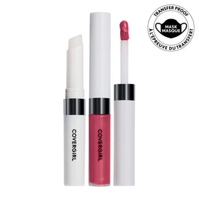 COVERGIRL pigment swatch of Signature Scarlet demonstrating rich true red payoff