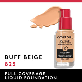 Covergirl Outlast foundation texture swatches on skin showing blendability