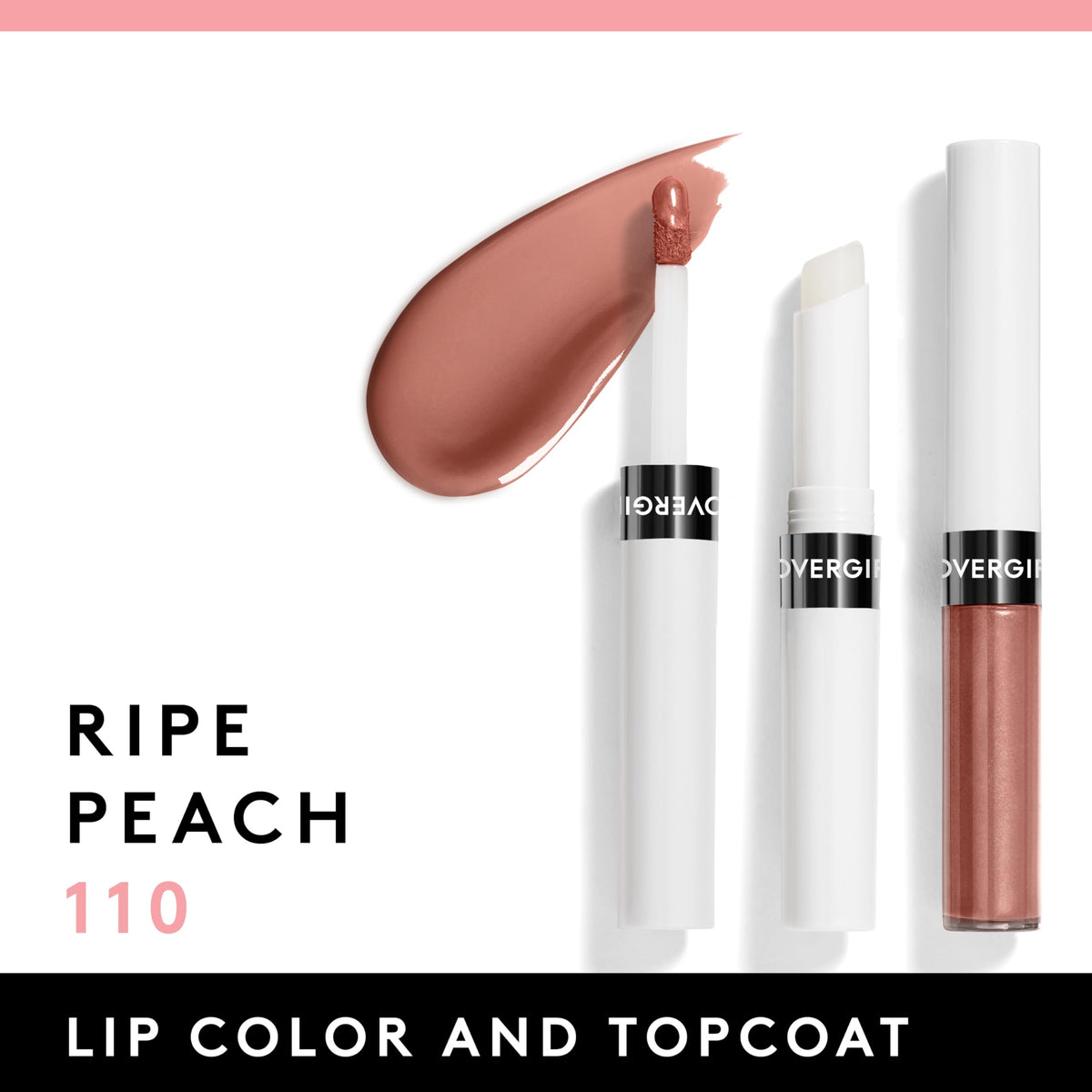 COVERGIRL topcoat close-up highlighting glossy moisturizing finish