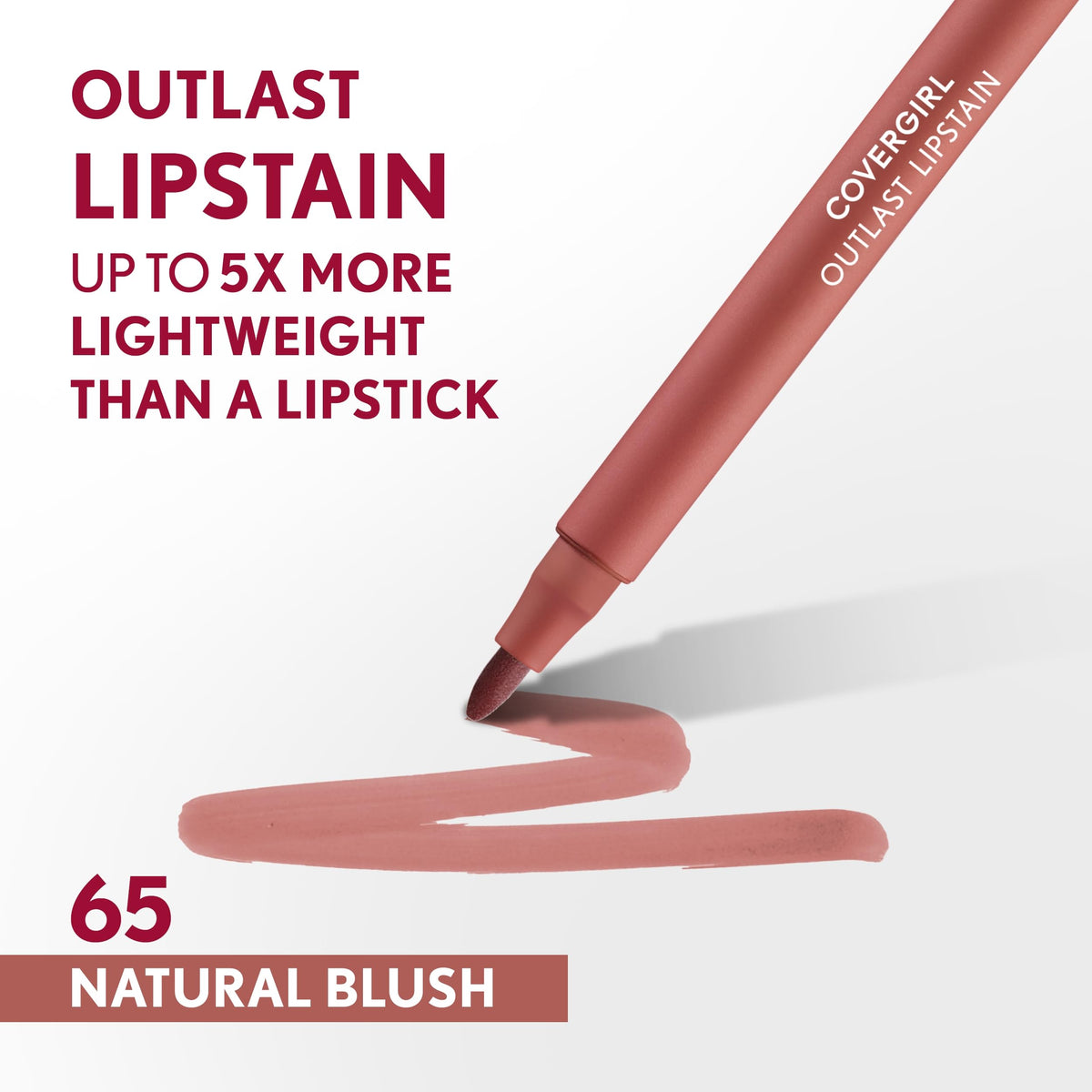 COVERGIRL pen tip closeup for precise application and easy control