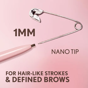 COVERGIRL pencil length and cap detail highlighting portability and protection