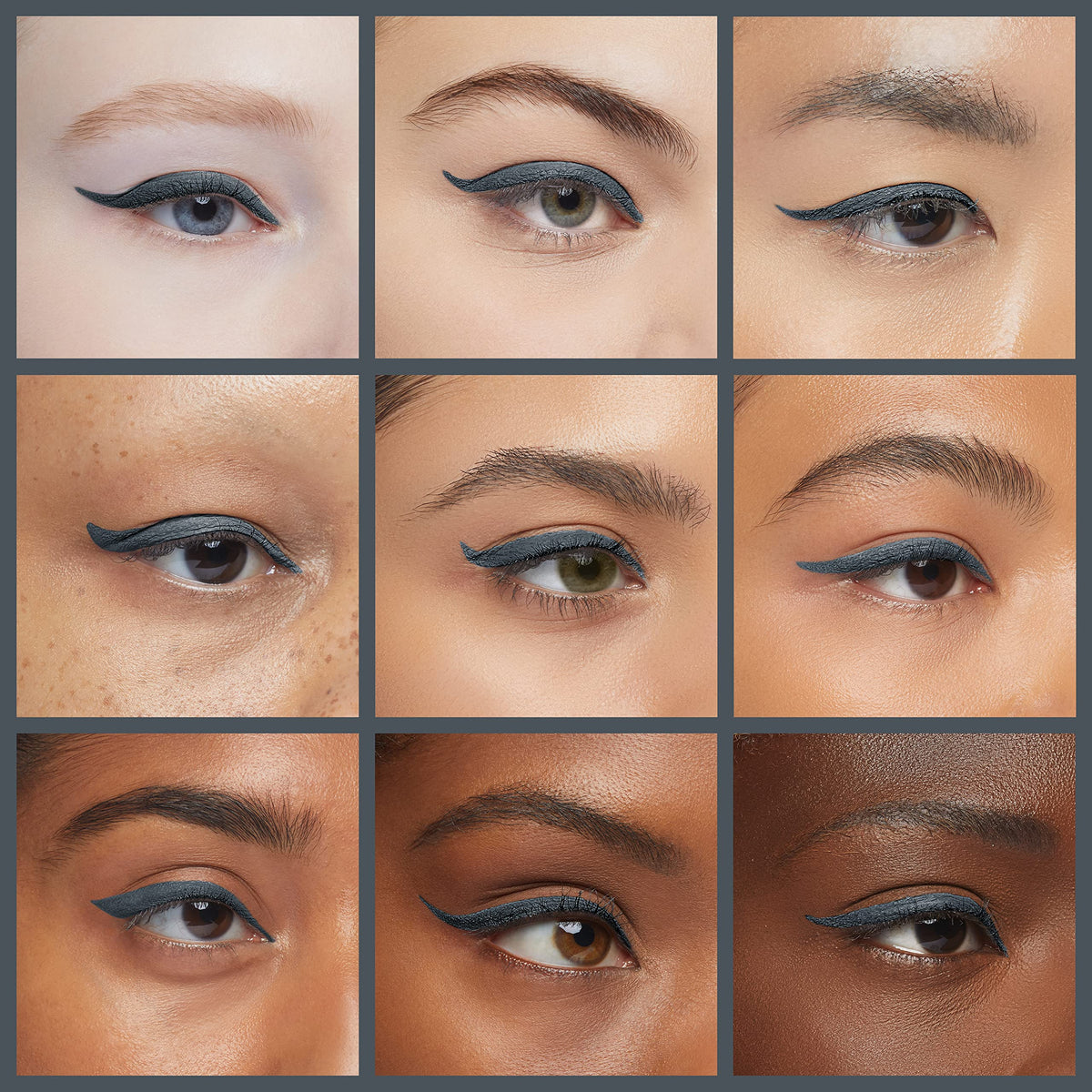 COVERGIRL liner applying along lash line demonstrating precise definition