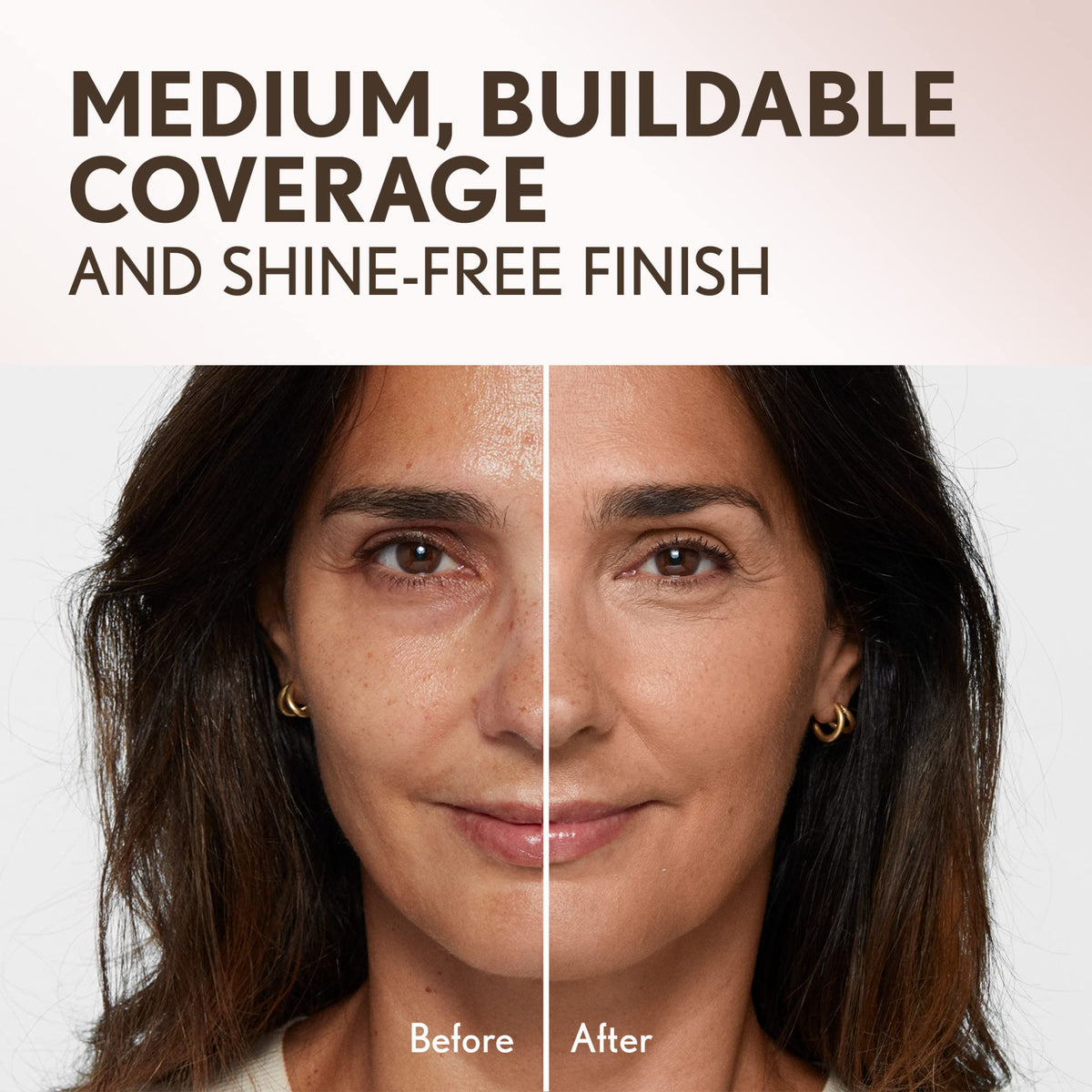 COVERGIRL fine-milled powder texture close-up for smooth finish