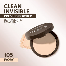 COVERGIRL finely milled powder texture close-up illustrating smooth, breathable coverage