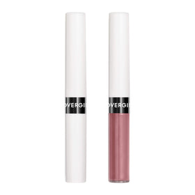 COVERGIRL open dual applicator displaying base color and sealing topcoat for long wear