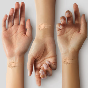 COVERGIRL shade pan labeled Natural Beige for accurate shade selection benefit