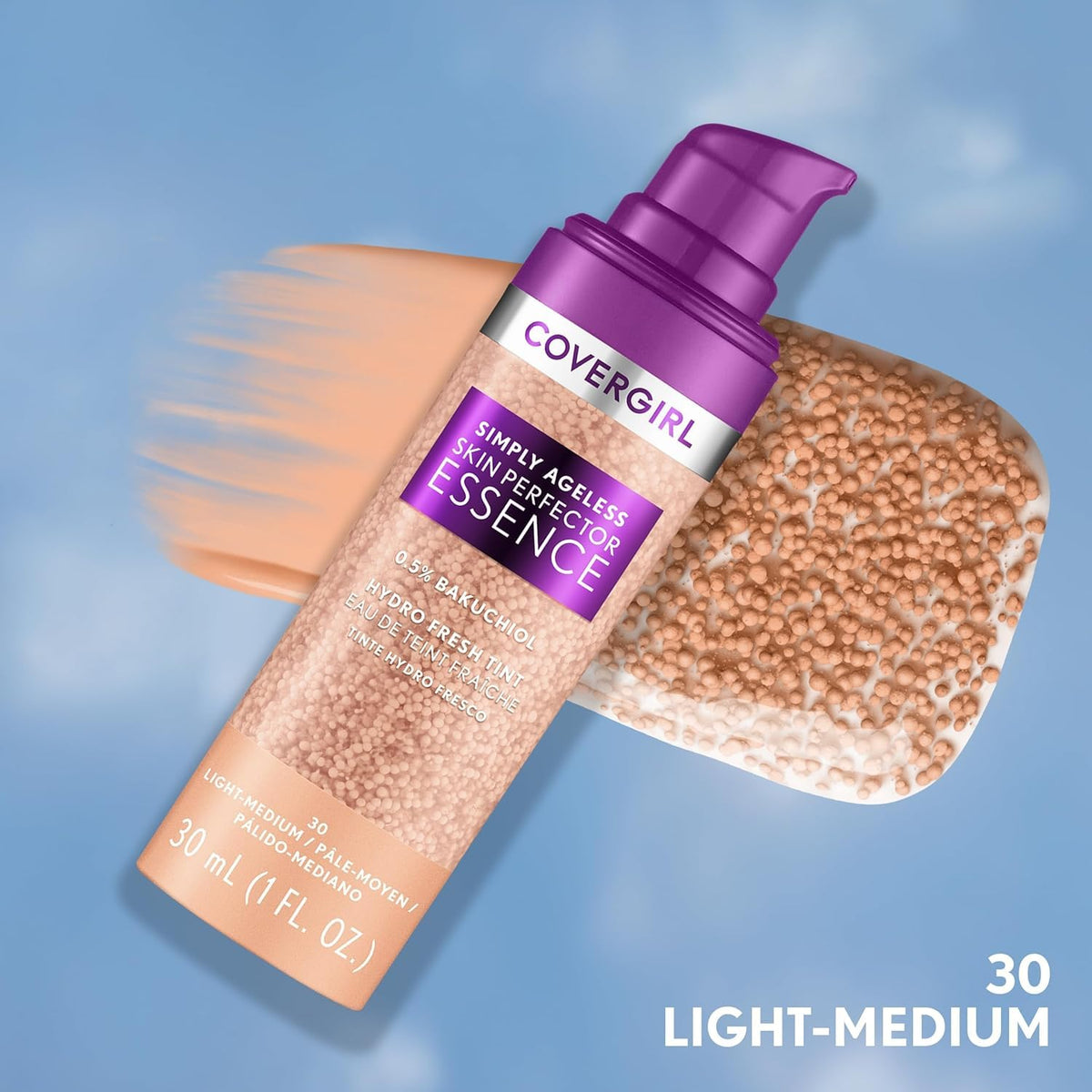 COVERGIRL application with fingers for natural, blended finish