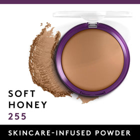 COVERGIRL open compact revealing pressed powder and mirror