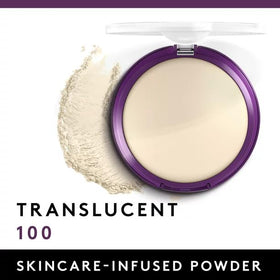 COVERGIRL compact open top view revealing pressed powder and mirror for quick touch-ups