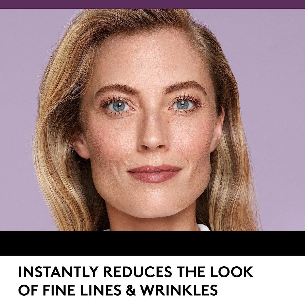 COVERGIRL hyaluronic acid and vitamin C graphic highlighting hydrating benefit