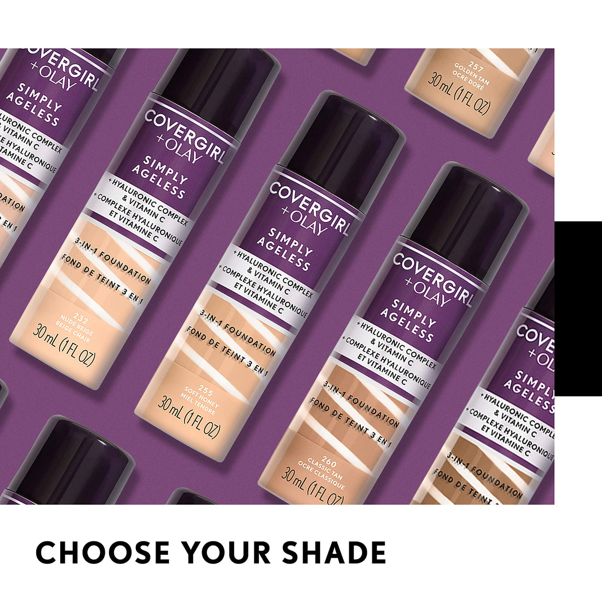 COVERGIRL Simply Ageless on vanity in lifestyle setting suggesting daily use