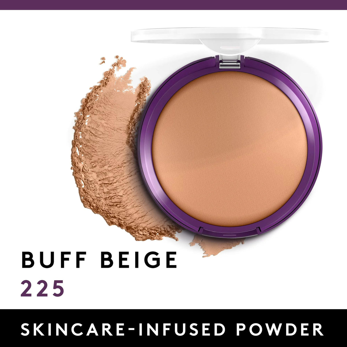 COVERGIRL open compact showing creamy pressed powder texture for seamless blending