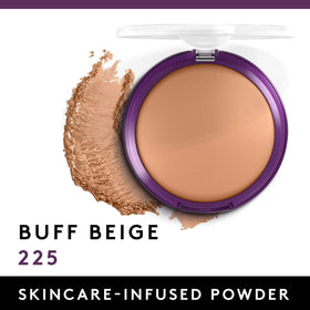 COVERGIRL open compact showing creamy pressed powder texture for seamless blending