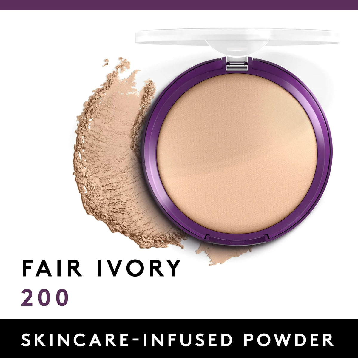 COVERGIRL open compact with Fair Ivory shade visible for natural coverage