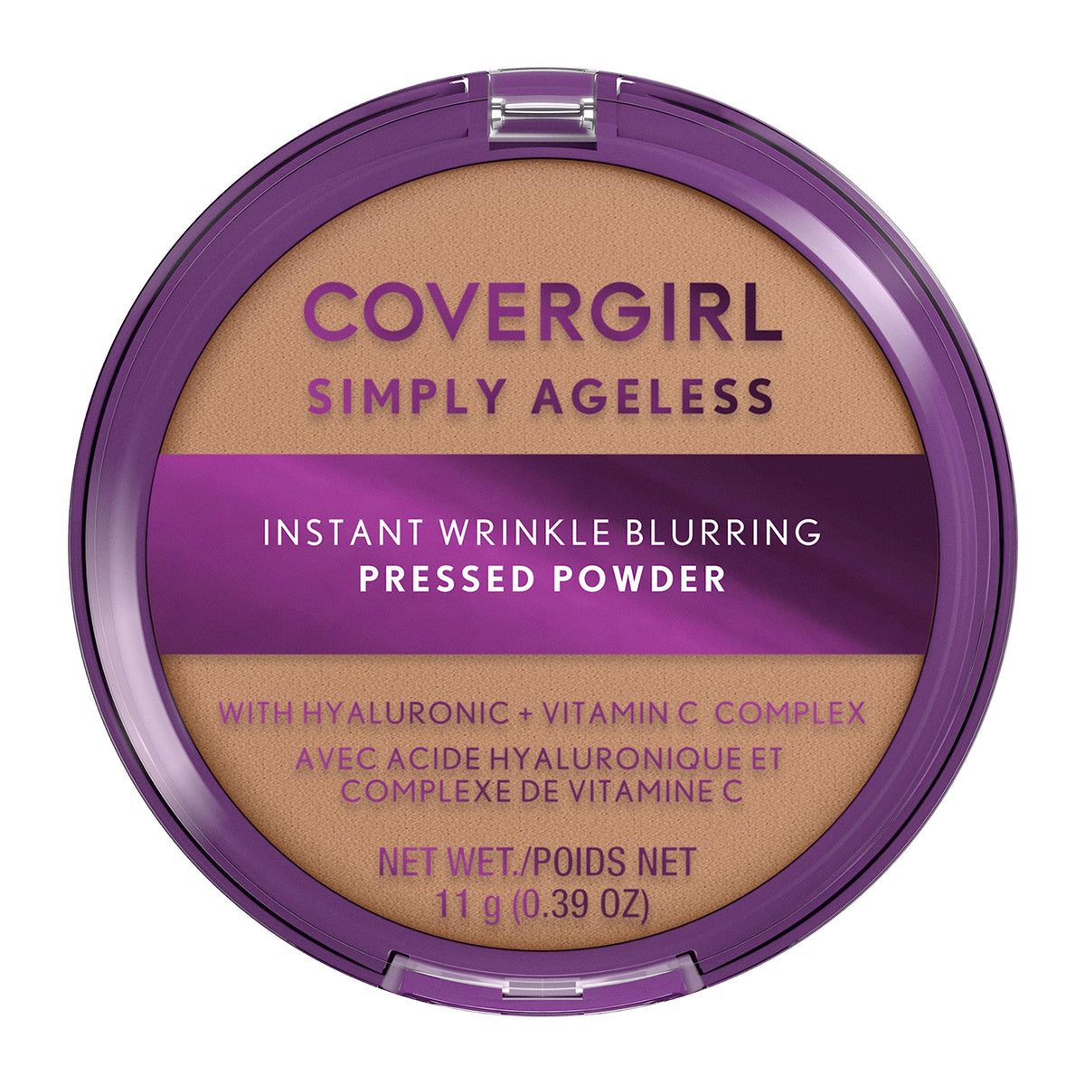 COVERGIRL front compact view showing sleek packaging and easy-use benefit
