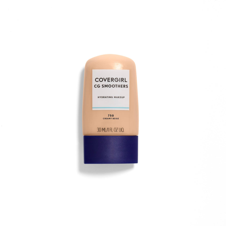 COVERGIRL front packaging showing 1 oz tube and shade Creamy Beige for easy identification