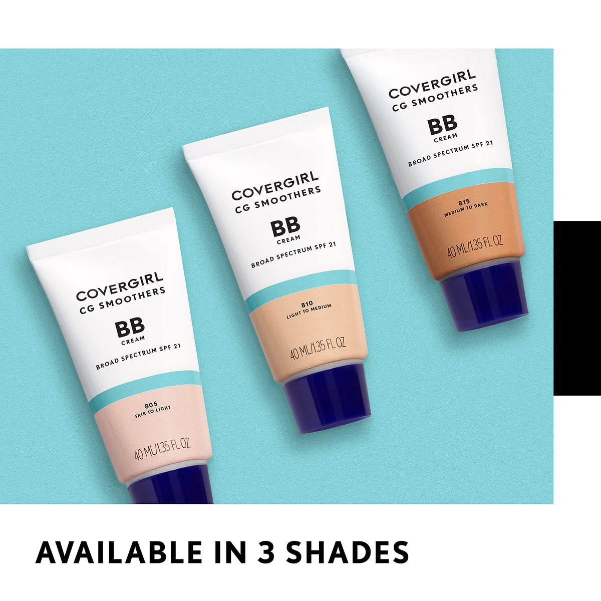 COVERGIRL Smoothers on a bathroom vanity styled to inspire daily routine simplicity