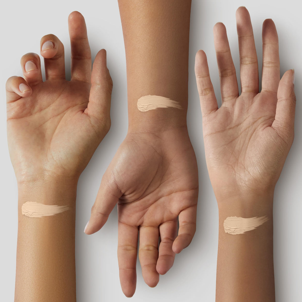 COVERGIRL product applied under eye showing natural coverage benefit
