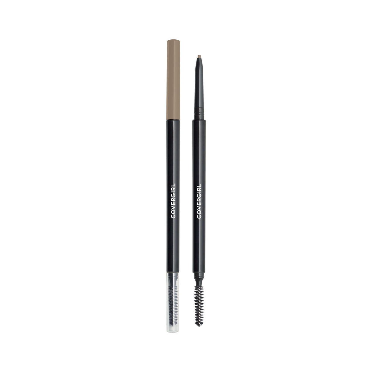 COVERGIRL Easy Breezy Brow Soft Blonde front packaging showing pencil and brand for easy identification and portability