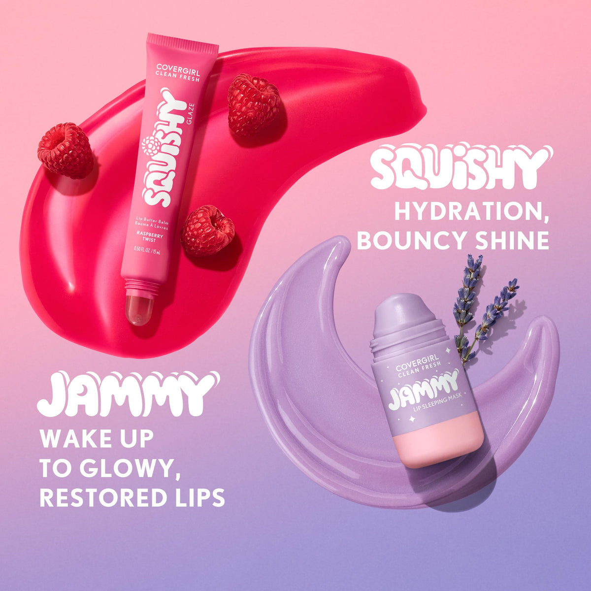 COVERGIRL lifestyle flatlay with makeup items showing versatile everyday use and layering