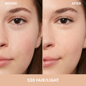COVERGIRL skin tint texture close-up showing smooth, dewy consistency