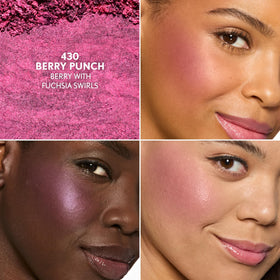 COVERGIRL open pan showing berry and fuchsia swirls for blended color