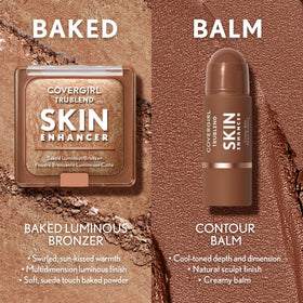 COVERGIRL TruBlend bronzer ingredients label showing hyaluronic acid benefit