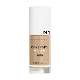 COVERGIRL TruBlend front packaging showing bottle and label, clear product identification and size