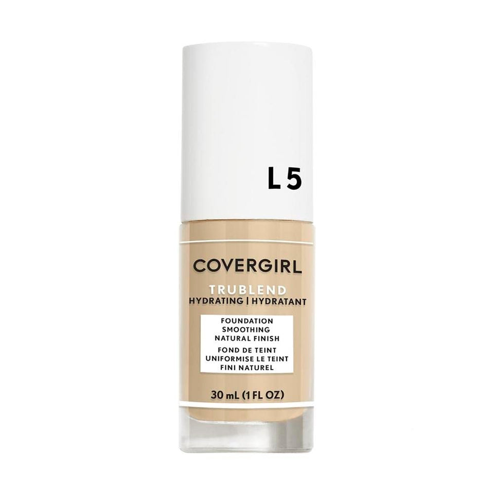COVERGIRL truBLEND front packaging showing bottle and label for easy identification