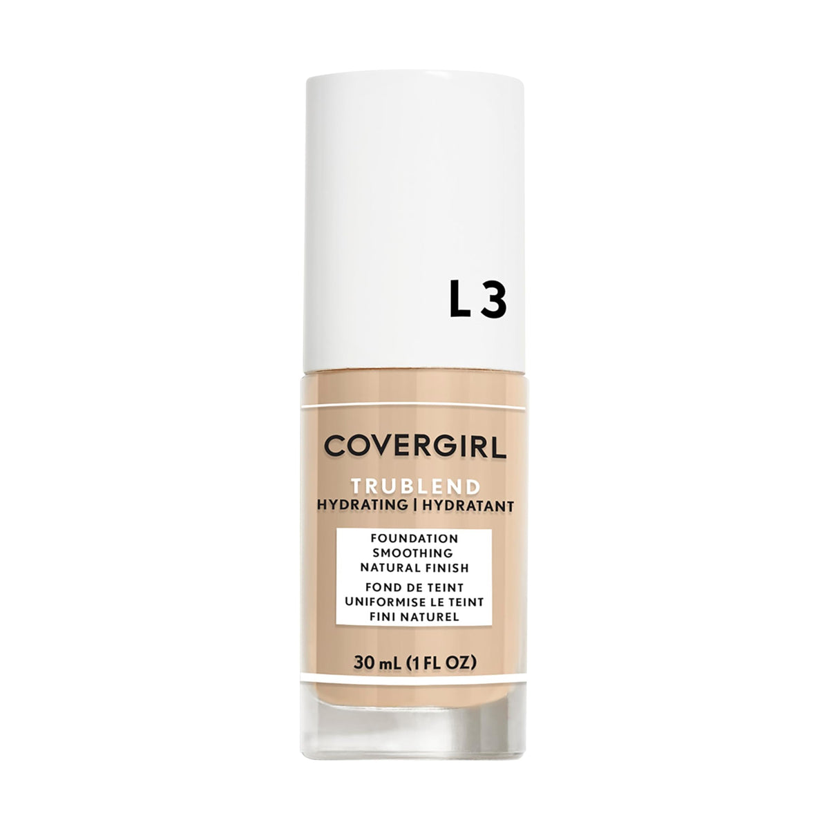 COVERGIRL front packaging showing bottle and shade label natural ivory L3