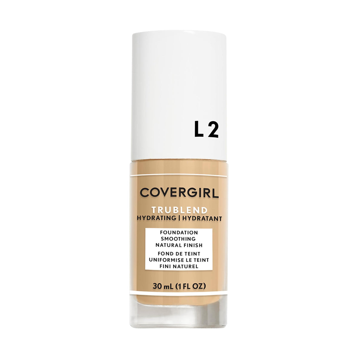COVERGIRL front packaging showing label and shade for easy identification