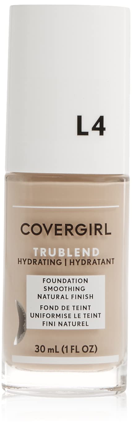 COVERGIRL TruBlend front packaging showing shade Classic Beige L4 for natural coverage