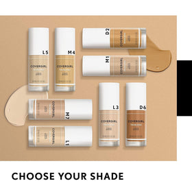 COVERGIRL TruBlend inside a makeup bag in a lifestyle scene for everyday wear benefit