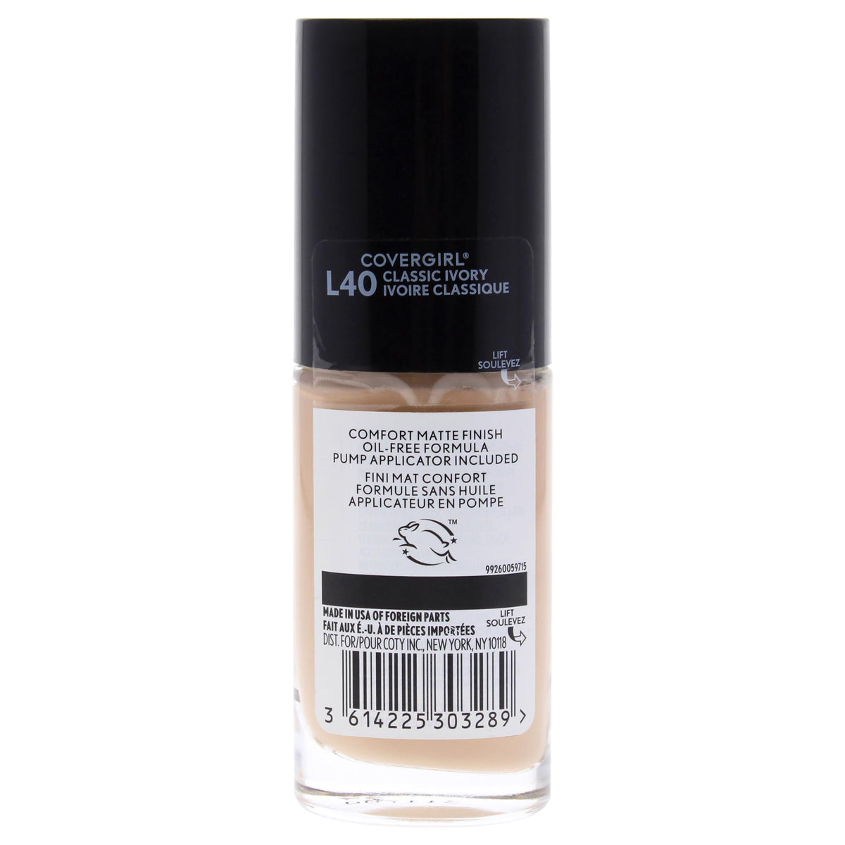 COVERGIRL TruBlend Matte Made texture close-up displaying smooth matte formula and blendability