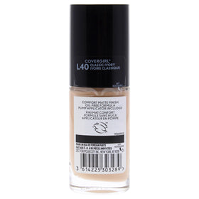 COVERGIRL TruBlend Matte Made texture close-up displaying smooth matte formula and blendability