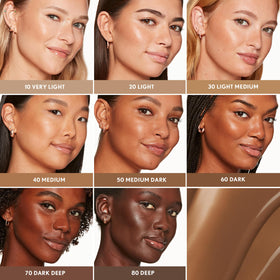 COVERGIRL pump dispensing serum demonstrating quick all-over application